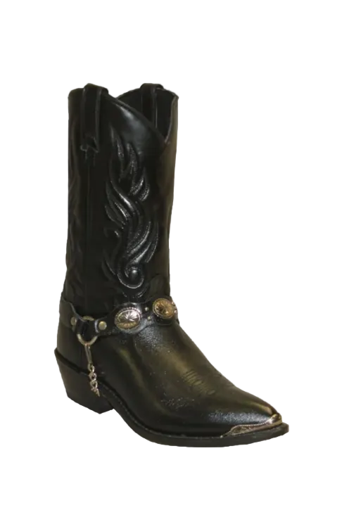 12" Men Western Black (#3033) - Silverado Boots