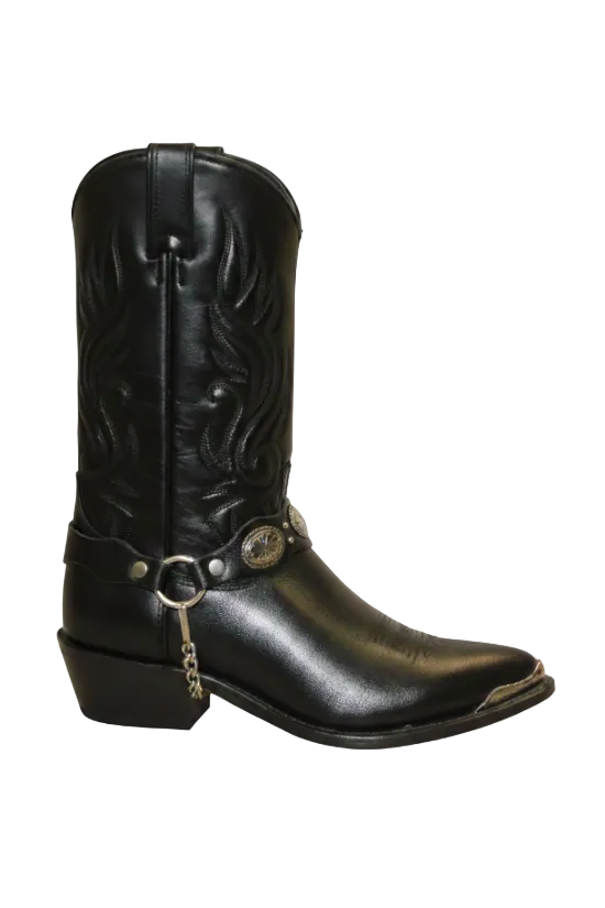 12" Men Western Black (#3033) - Silverado Boots