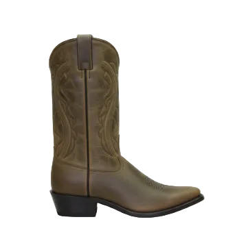 12" Men Western Dakota Brown (#3051) - Silverado Boots