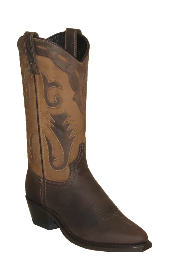 11" Ladies Western Two Toned Brown-Tan (#4540) - Silverado Boots
