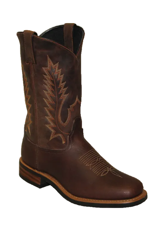 12" Men Western Antique Brown (#4795) - Silverado Boots