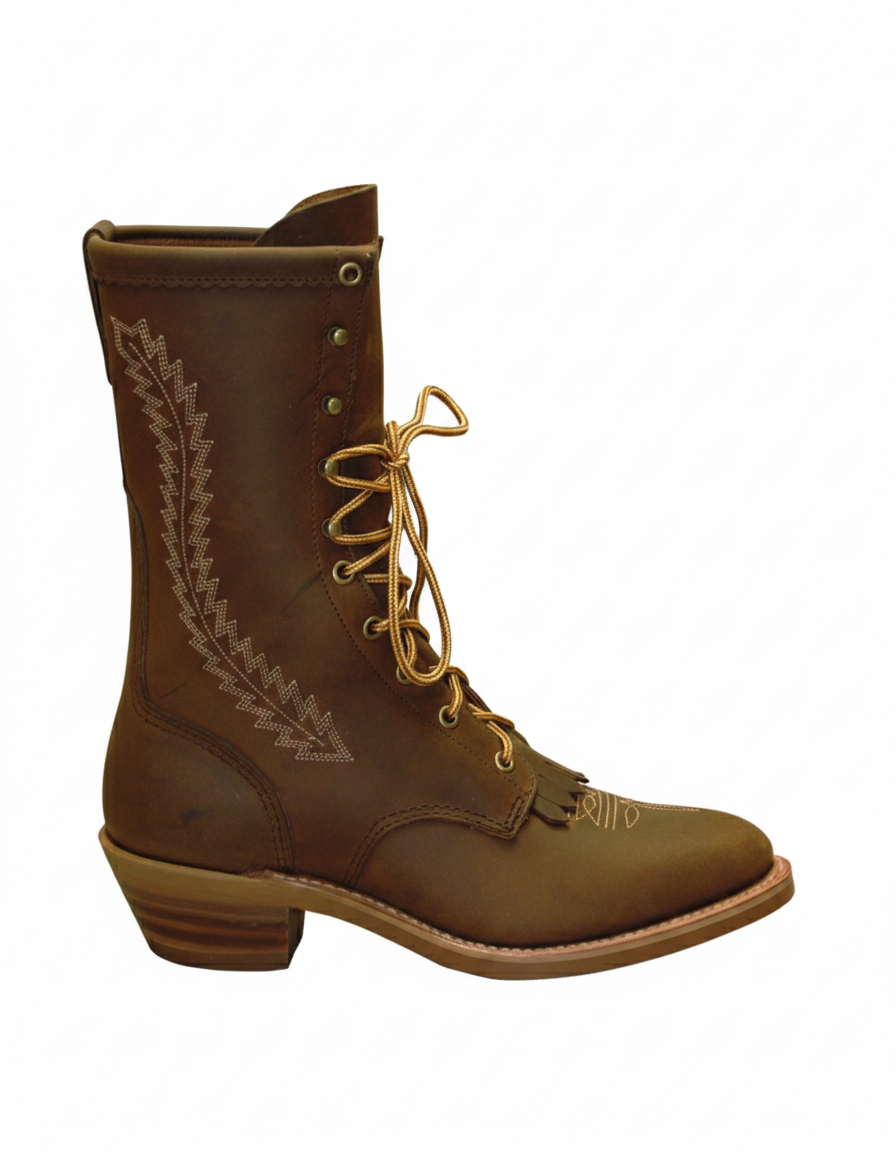 12" Men Packer Brown (#6046) - Silverado Boots