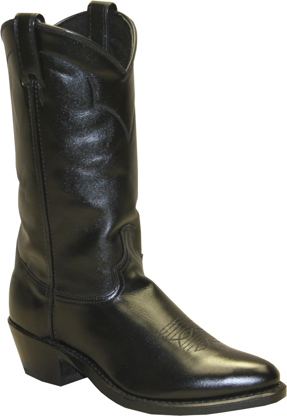 12" Men Western Black (#6401)