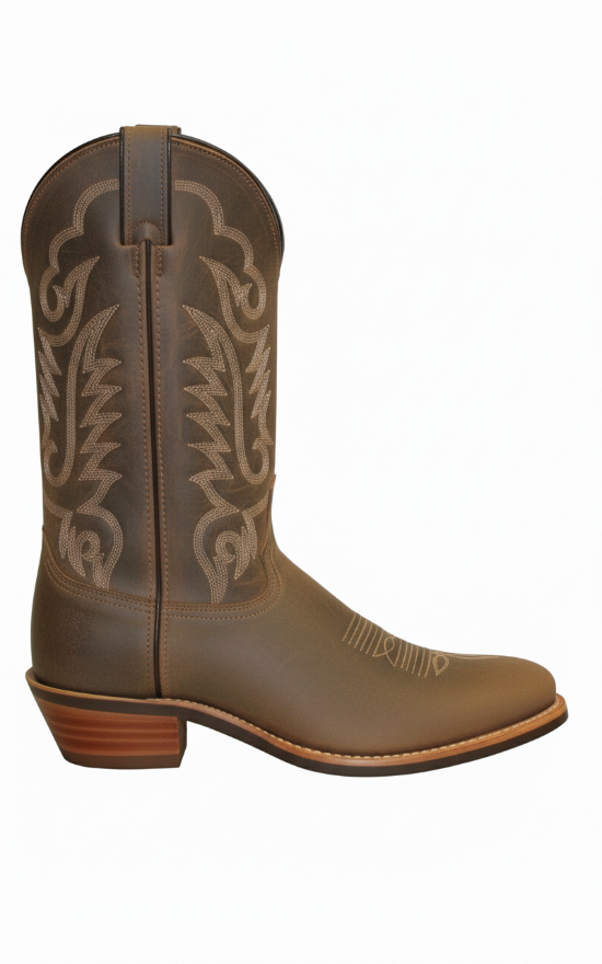 12" Men Western Brown (#6412) - Silverado Boots