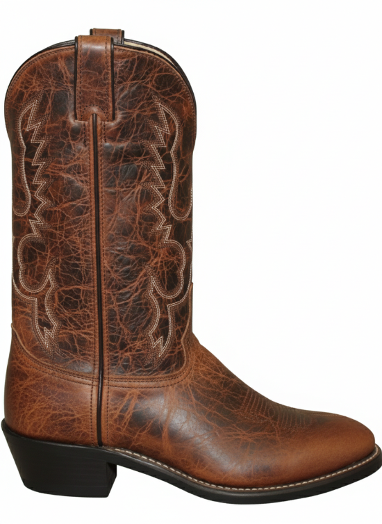 12" Men Western Antique Bison Brown (#6426) - Silverado Boots