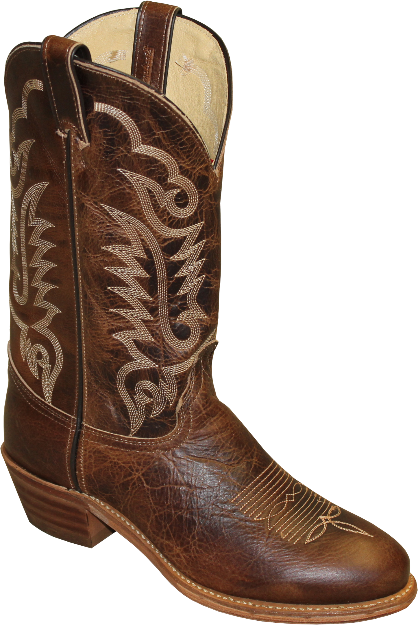 12" Men Western Cowhide Brown (#6428)