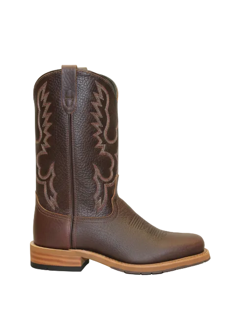 11" Men Western Briar American Bison (#6722) - Silverado Boots