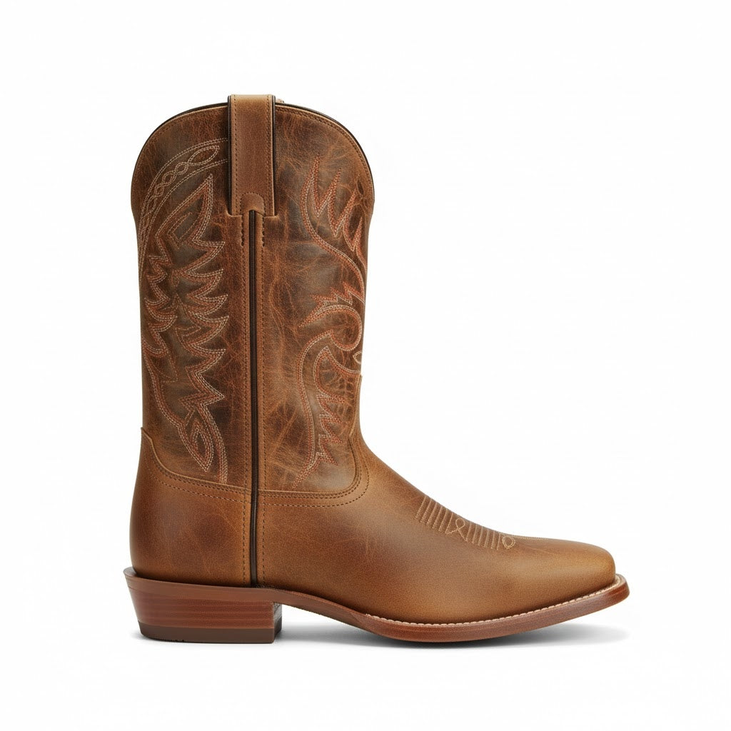 11" Men Western Stockman Brown (#6727)