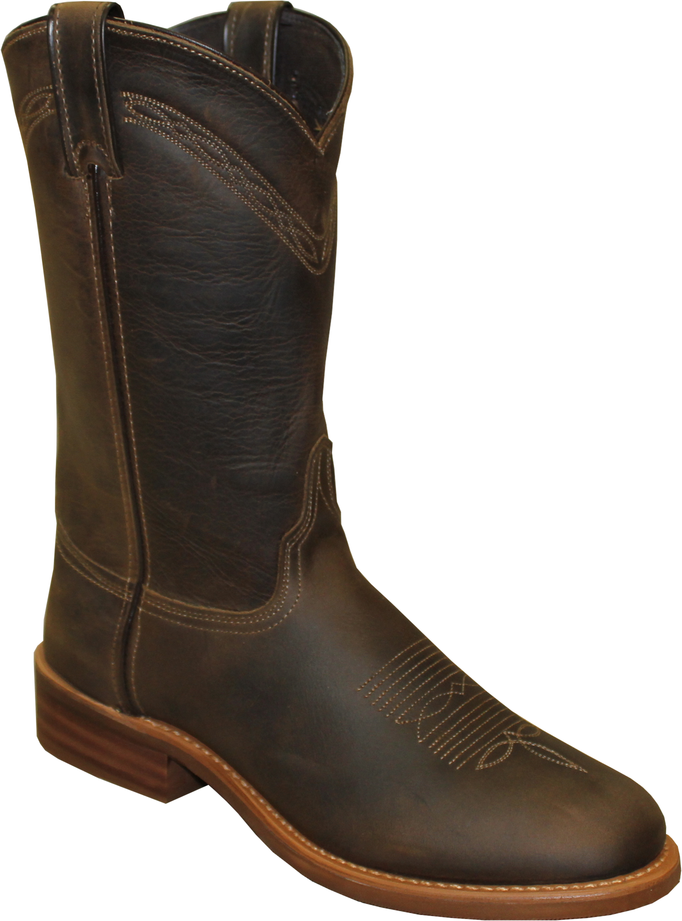 11" Men Western Cowhide Wingtip Brown (#6732)