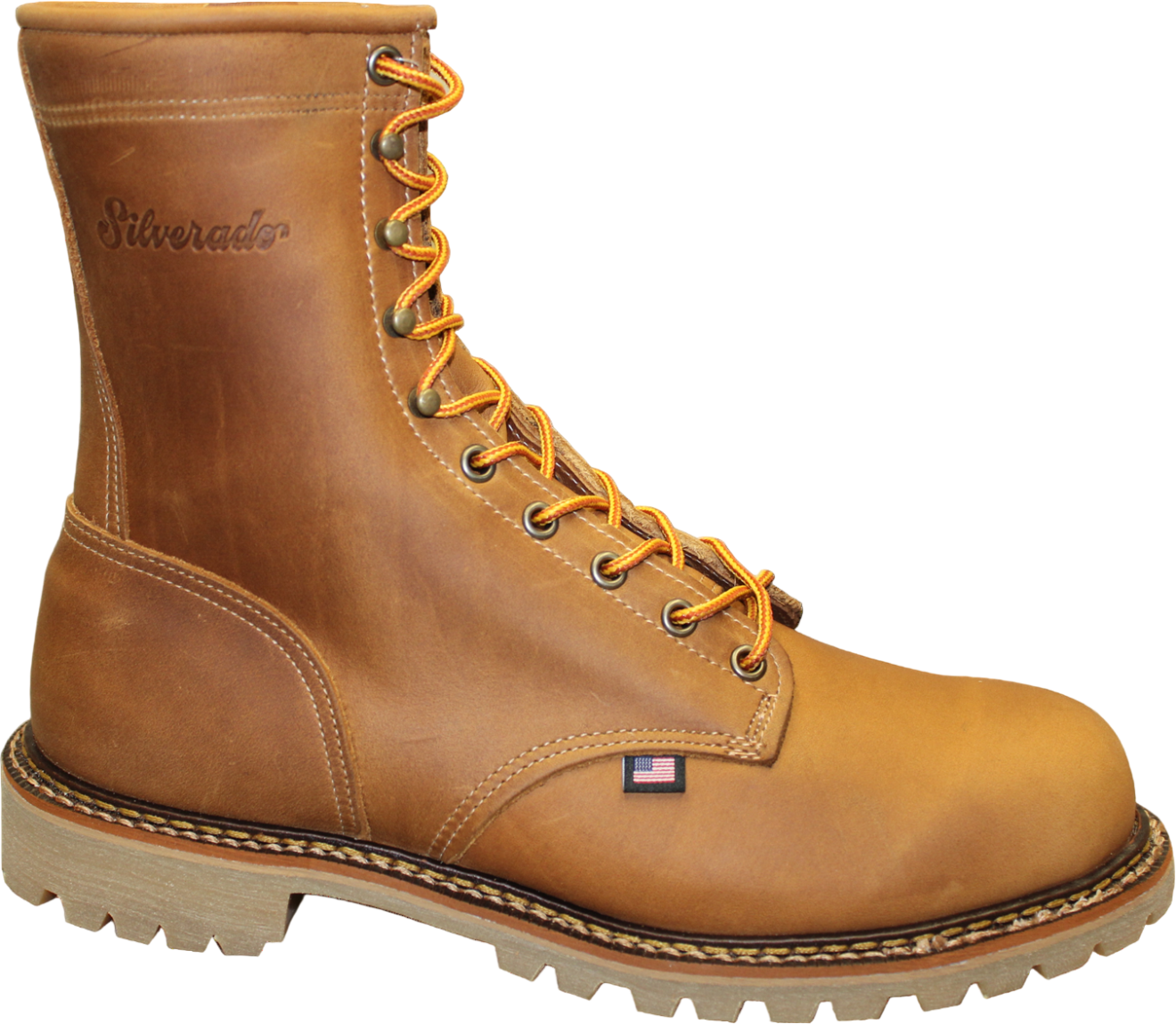 8" Lumberjack Lace up Boot - Silverado Boots