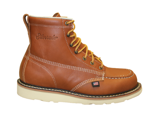 6" MOC TOE LACE UP BOOT - Silverado Boots