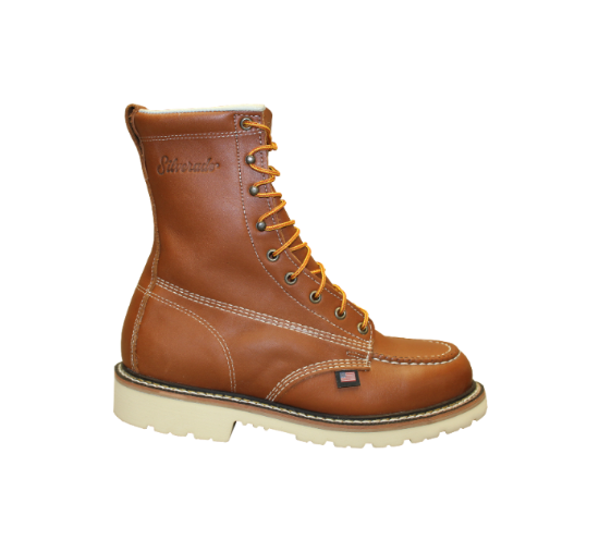 8" MOC TOE LACE UP BOOT - Silverado Boots