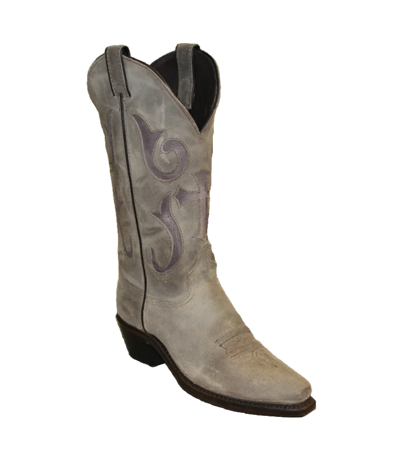 12" Ladies Western Grey (#9221) - Silverado Boots