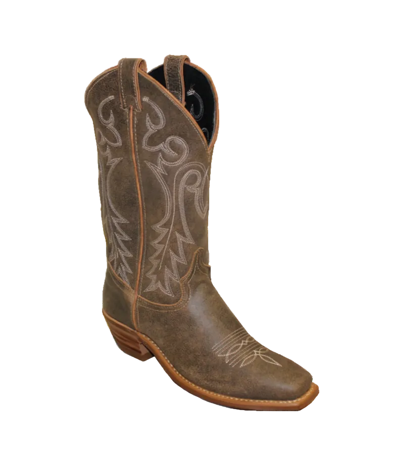 12" Ladies Western Brown (#9225) - Silverado Boots