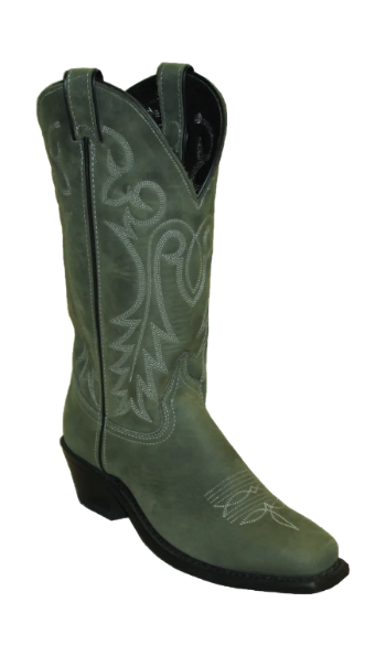 12" Ladies Western Grey (#9228) - Silverado Boots