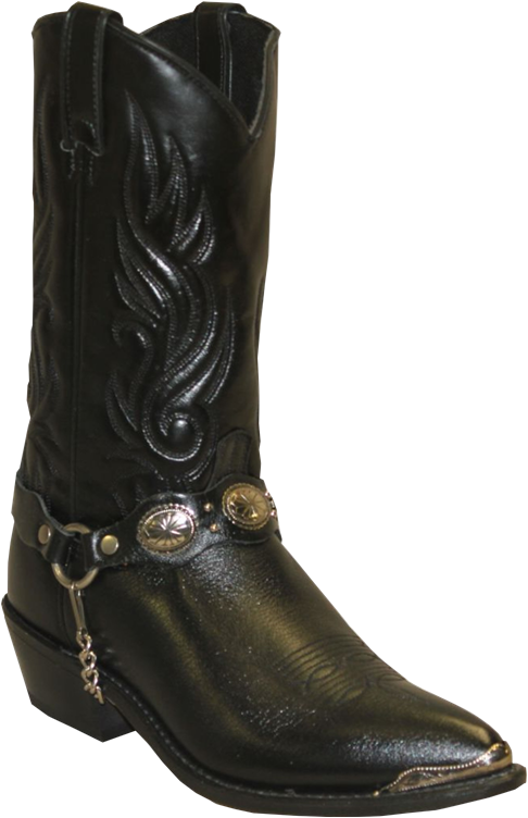 12" Men Western Black (#3033)