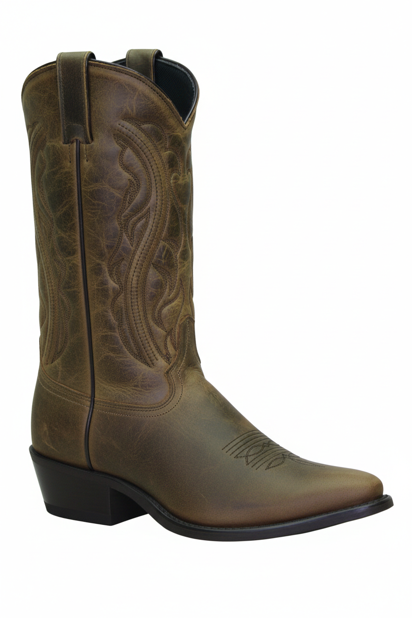 12" Men Western Dakota Brown (#3051)
