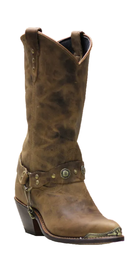 11" Ladies Western Distressed Tan (#4528) - Silverado Boots