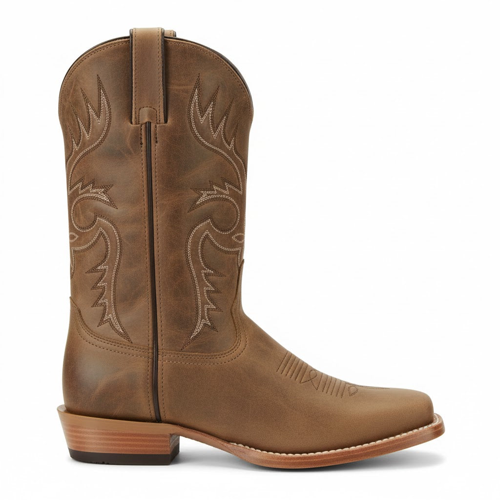11" Men Western Dakota Stockman Tan (#6725)