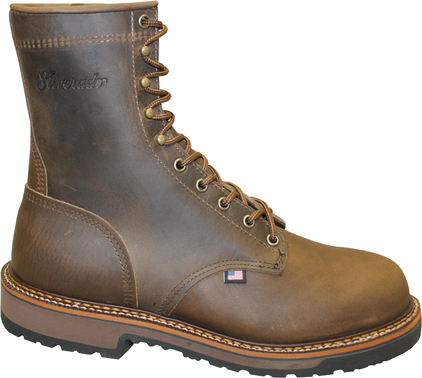 8” Lumberjack Lace up Boot - Silverado Boots