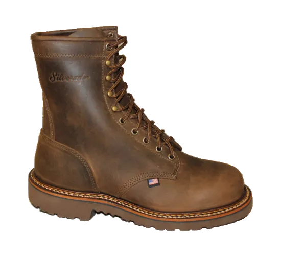 8” Lumberjack Lace Up (#7710) - Silverado Boots