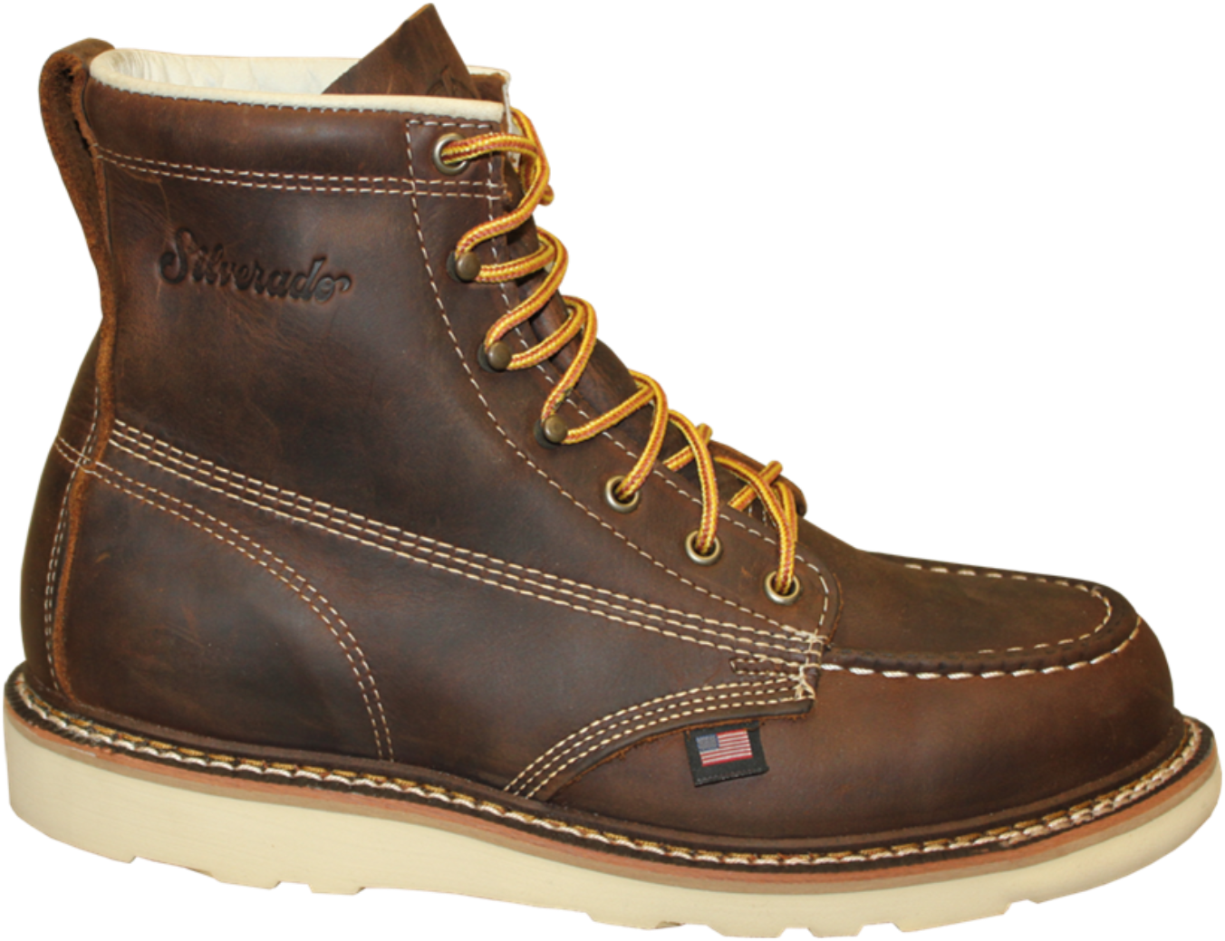 6" MOC TOE LACE UP BOOT - Silverado Boots