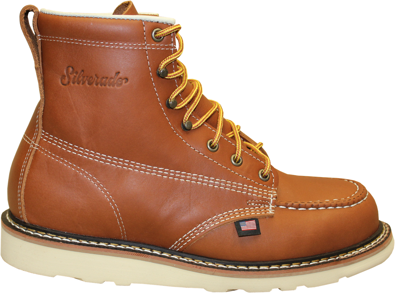 6" MOC TOE LACE UP BOOT - Silverado Boots