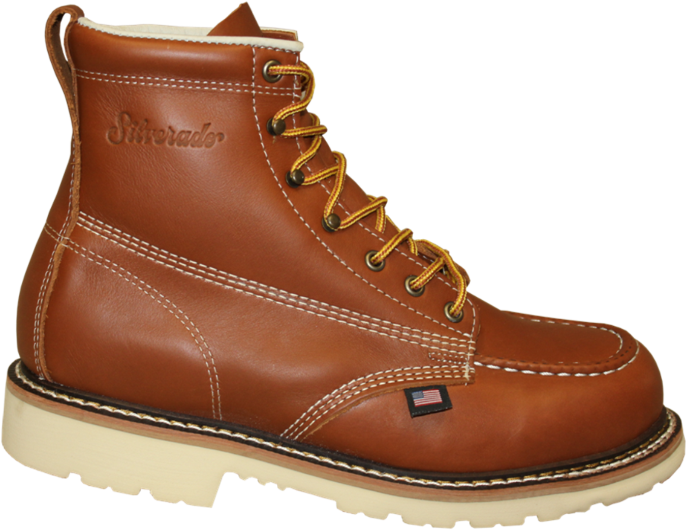 6" MOC TOE LACK UP BOOT - Silverado Boots