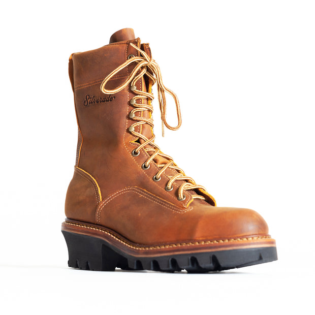 9" Logger – Oil Tan Shipyard - Style #7730 - Silverado Boots